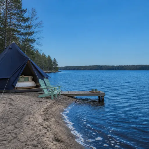 Romantic glamping in Wisconsin for couples seeking intimate nature escapes