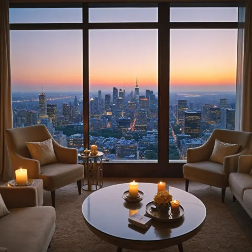 Romantic escapes: suites with breathtaking city views for an unforgettable stay