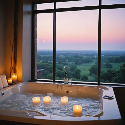 Romantic escapes: hotel rooms with hot tub experiences for couples